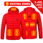 Thermo Core Smart Heated Hooded Jacket – Up to 21 Heating Zones