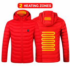 Thermo Core Smart Heated Hooded Jacket – Up to 21 Heating Zones