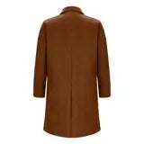 Men’s Classic Long Coat – Single-Breasted Overcoat