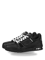 Black Crest Trainer Sneakers