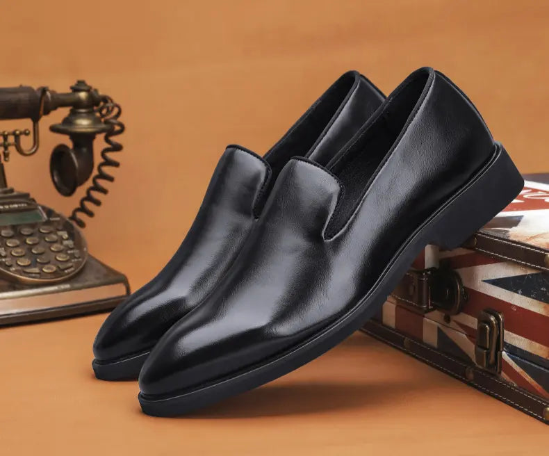 Executive Pointed-Toe Oxfords