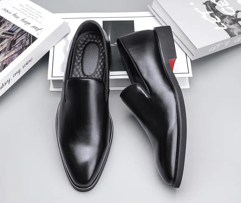 Executive Pointed-Toe Oxfords