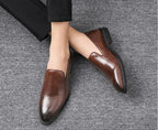 Executive Pointed-Toe Oxfords