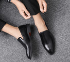 Executive Pointed-Toe Oxfords