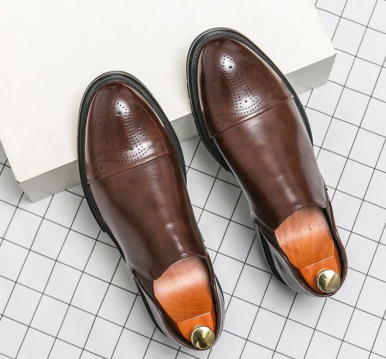 Brogue Slip-On Shoes