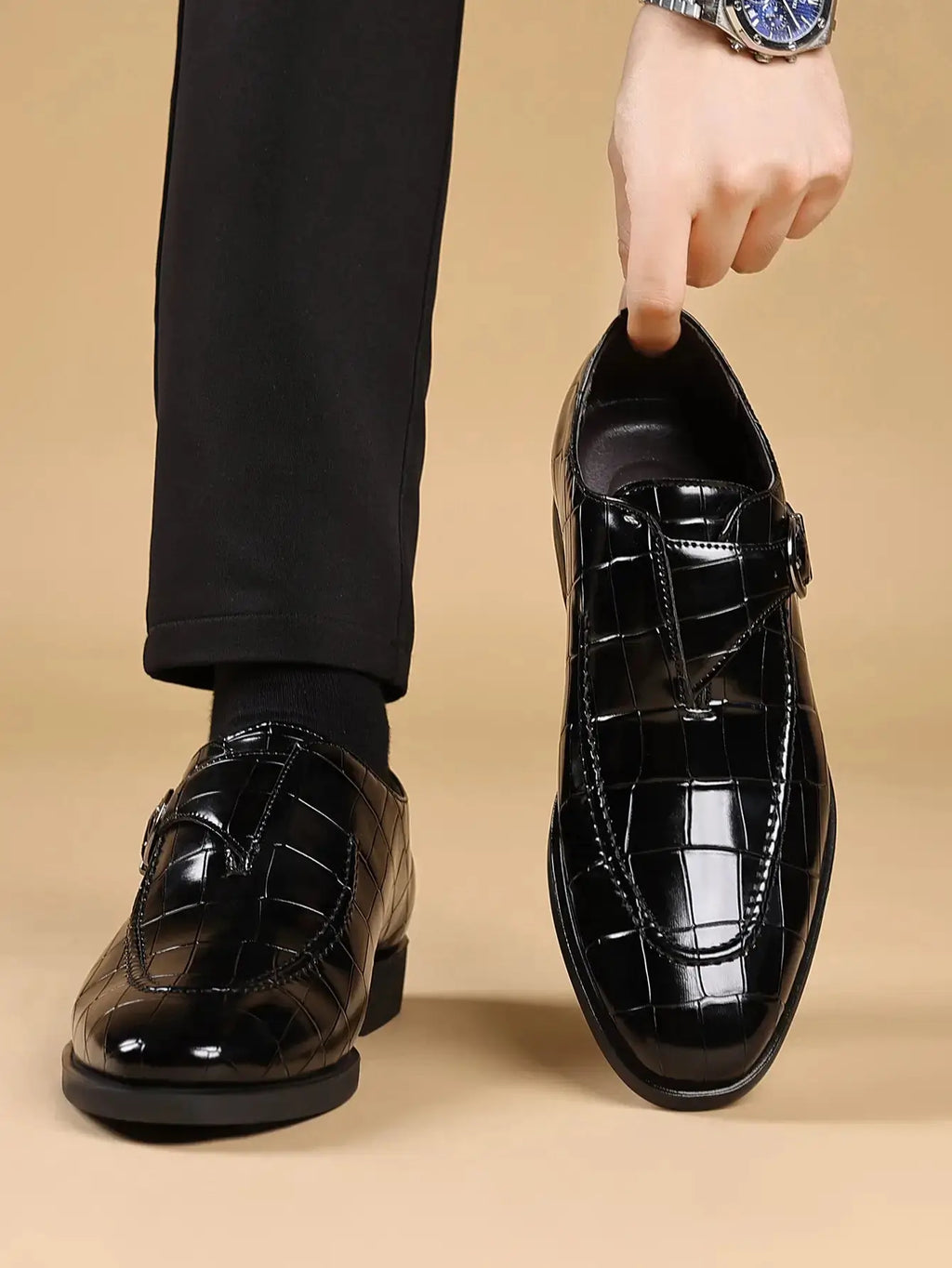 Executive Double Monk Shoes