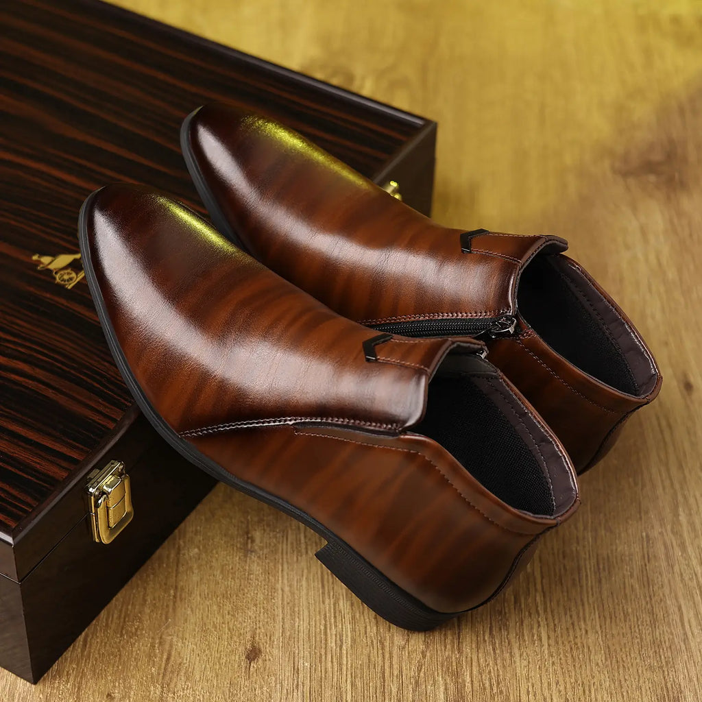 Men's Pointed-Toe Fashion Boots