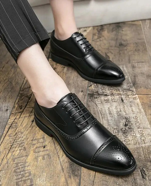 Heritage Brogue Oxfords - Leather Shoes