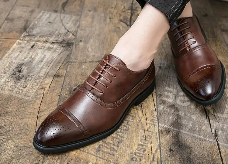 Heritage Brogue Oxfords - Leather Shoes