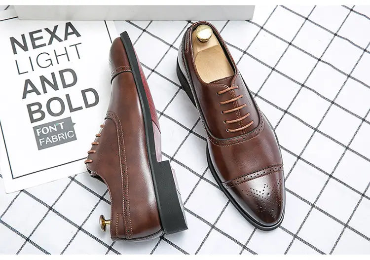Heritage Brogue Oxfords - Leather Shoes
