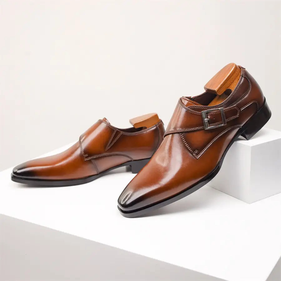 Executive Square-Toe Loafers