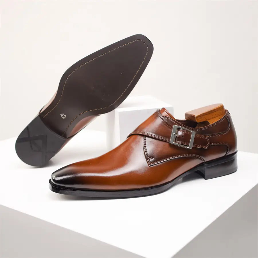 Executive Square-Toe Loafers
