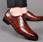 Men's Stone-Texture Loafers – British Casual Collection