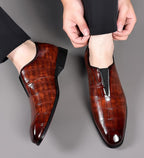 Men's Stone-Texture Loafers – British Casual Collection