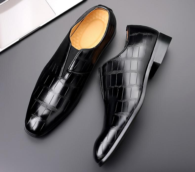 Men's Stone-Texture Loafers – British Casual Collection