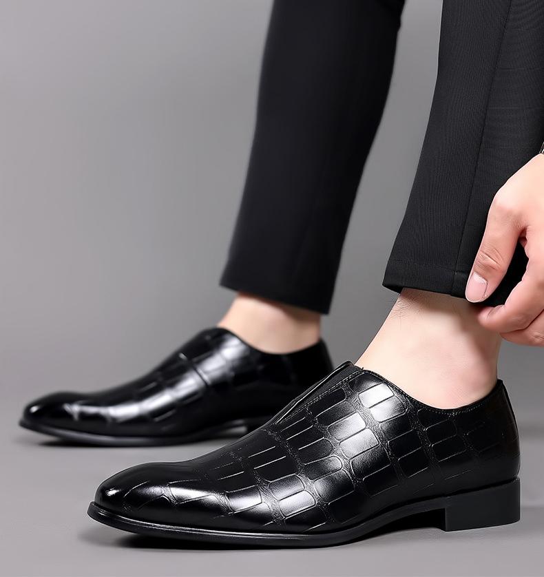 Men's Stone-Texture Loafers – British Casual Collection