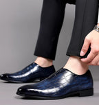 Men's Stone-Texture Loafers – British Casual Collection