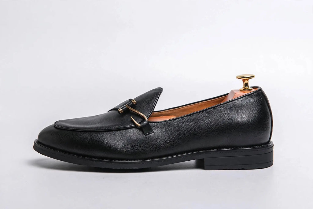 Royal Buck Leather-Look Loafers