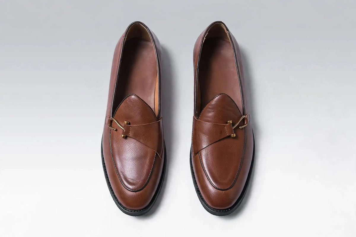 Royal Buck Leather-Look Loafers
