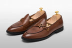 Royal Buck Leather-Look Loafers