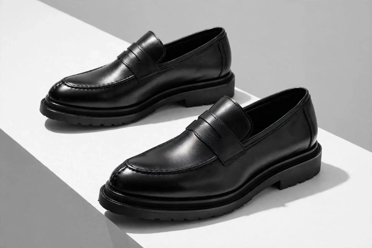 Men's Crown Classic Penny Loafers - Leather