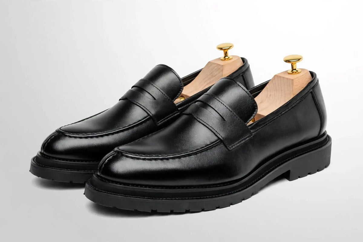 Men's Crown Classic Penny Loafers - Leather