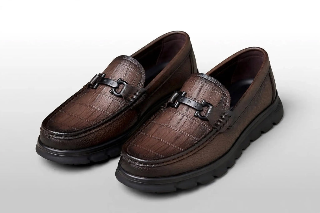 Men's Heritage-Lux Buckle Loafers - Leather