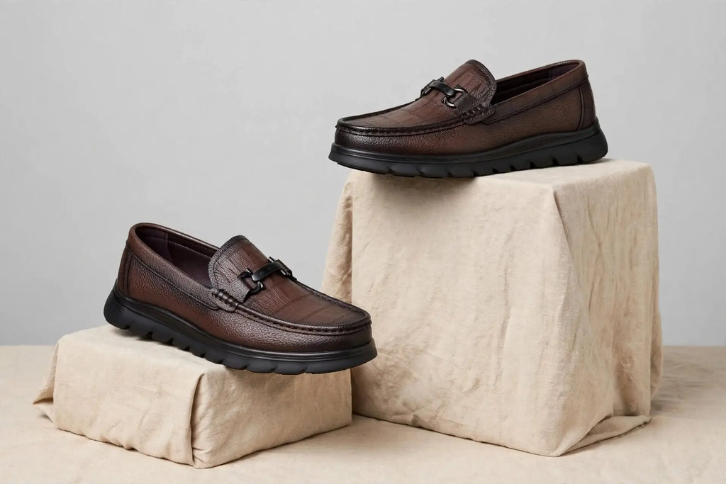 Men's Heritage-Lux Buckle Loafers - Leather