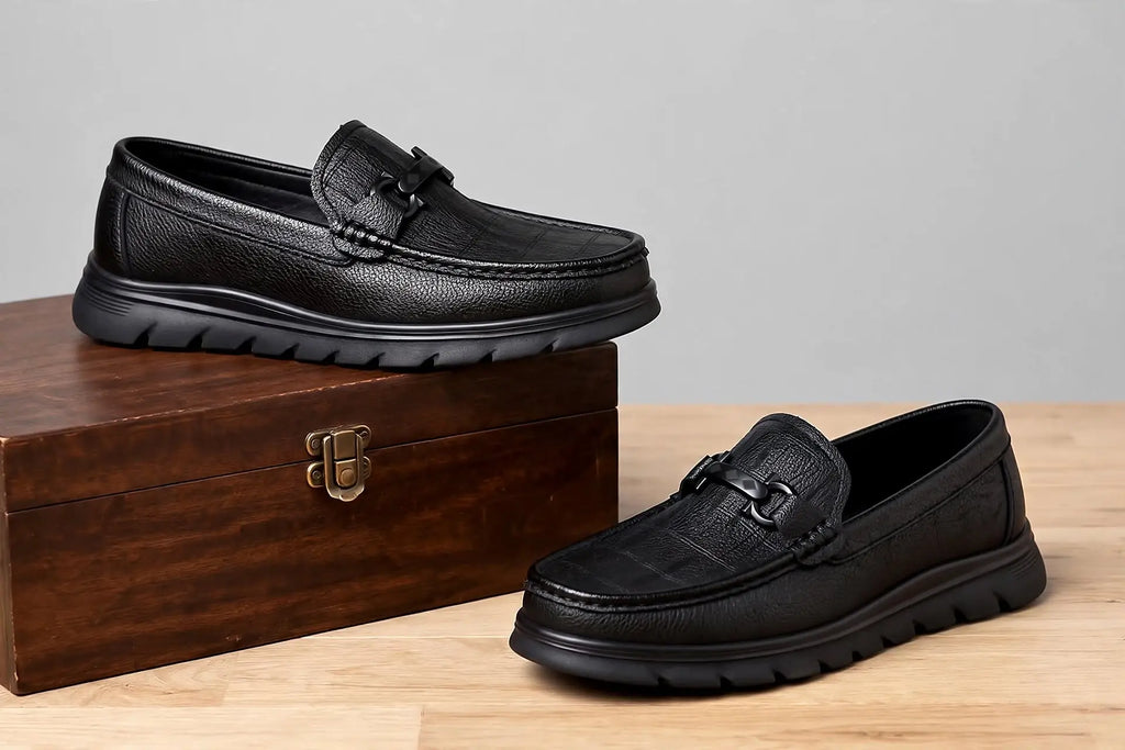 Men's Heritage-Lux Buckle Loafers - Leather