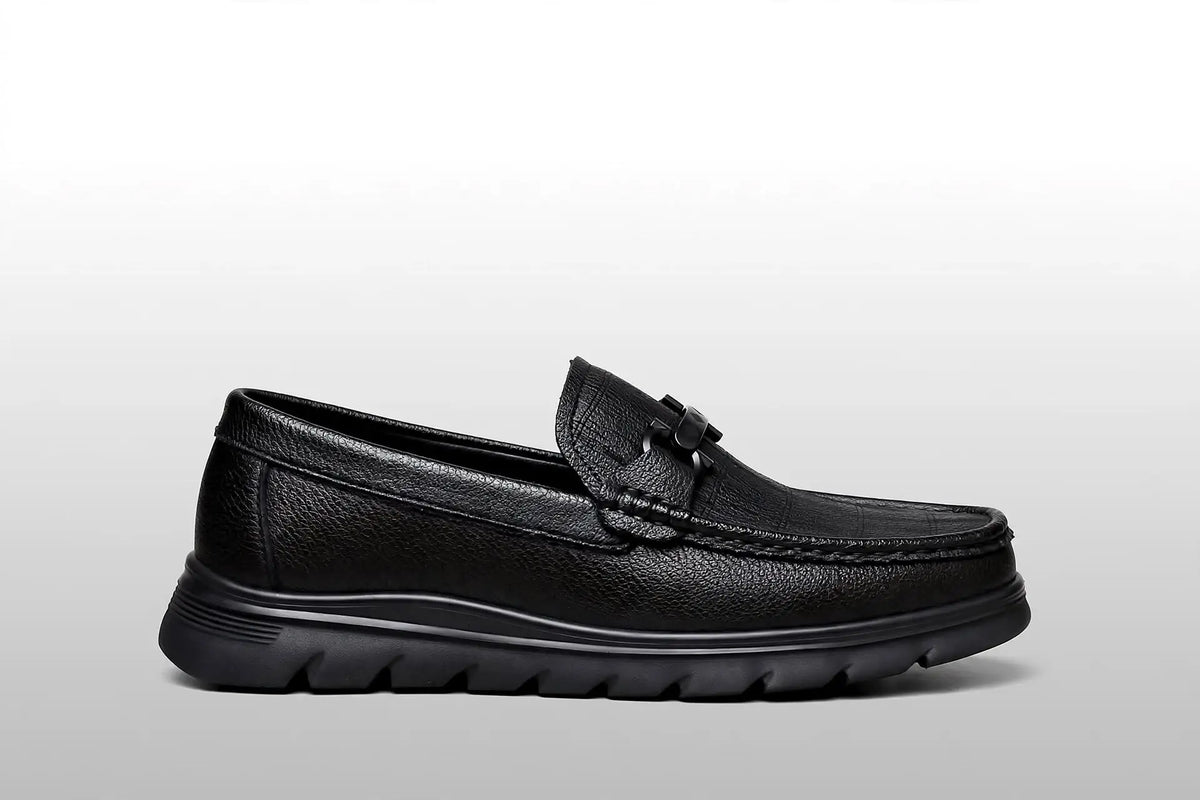 Men's Heritage-Lux Buckle Loafers - Leather