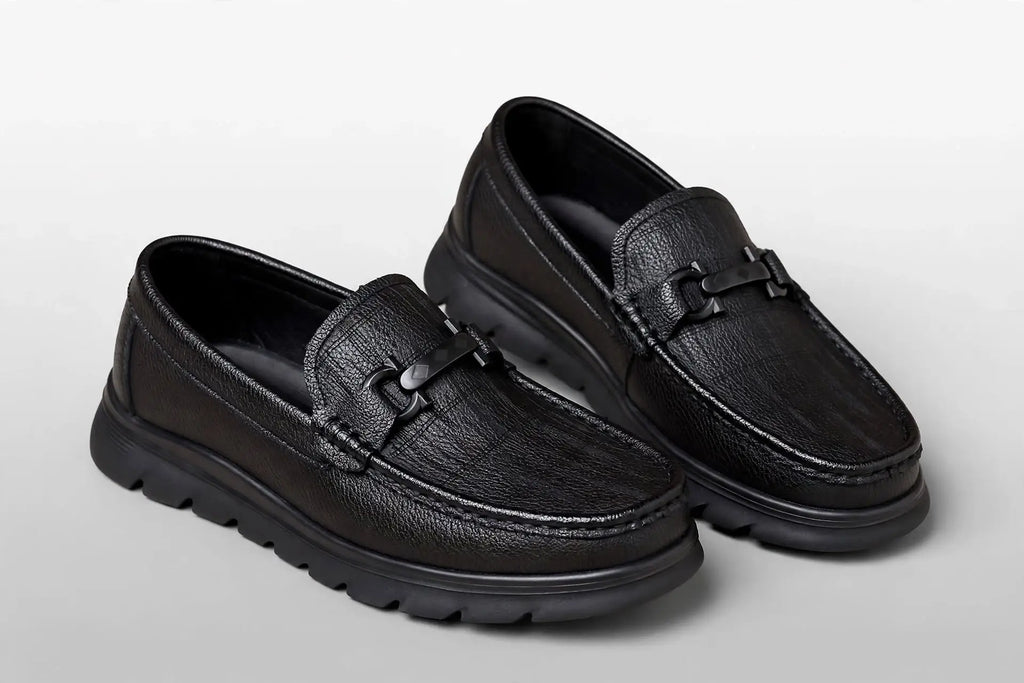 Men's Heritage-Lux Buckle Loafers - Leather