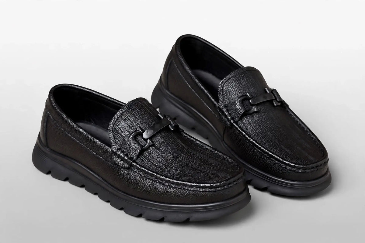 Men's Heritage-Lux Buckle Loafers - Leather