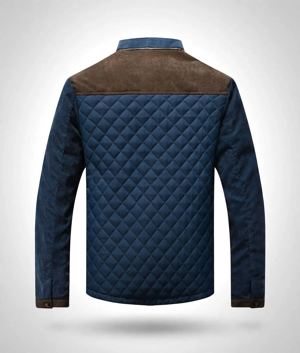 Heritage Quilt Men's Stand-Collar Jacket