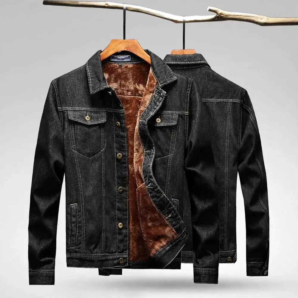 Heritage Ridge Fleece-Lined Denim Jacket