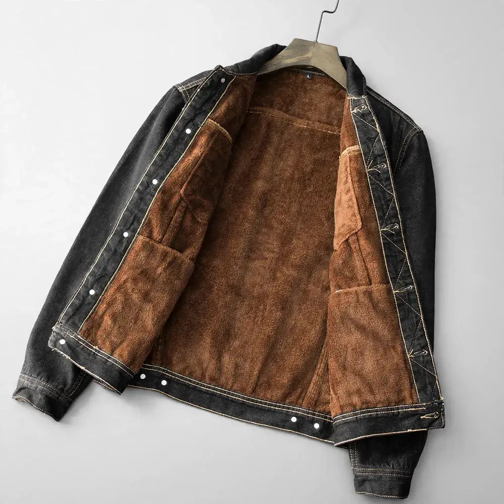 Heritage Ridge Fleece-Lined Denim Jacket