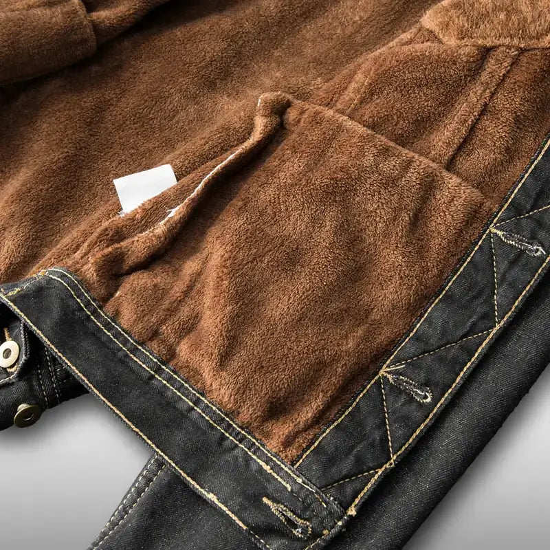 Heritage Ridge Fleece-Lined Denim Jacket