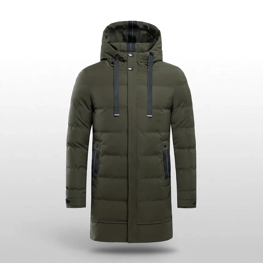 Arctic Ridge Longline Hooded Puffer Coat