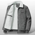 Men's Winter Corduroy Jacket – Warm Fleece-Lined Casual Coat