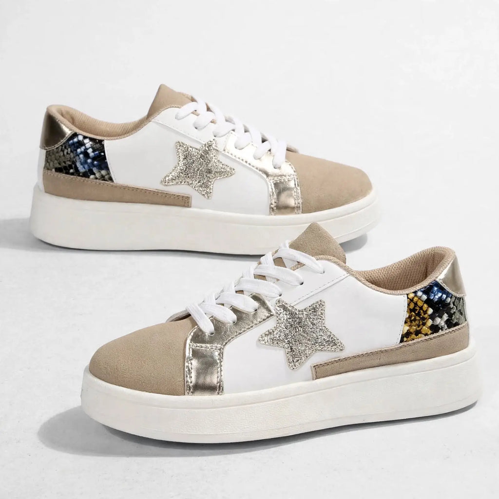 Women's Star Glow Platform Sneakers