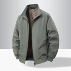 Men's Classic Stand Collar Jacket – Lightweight Casual Bomber