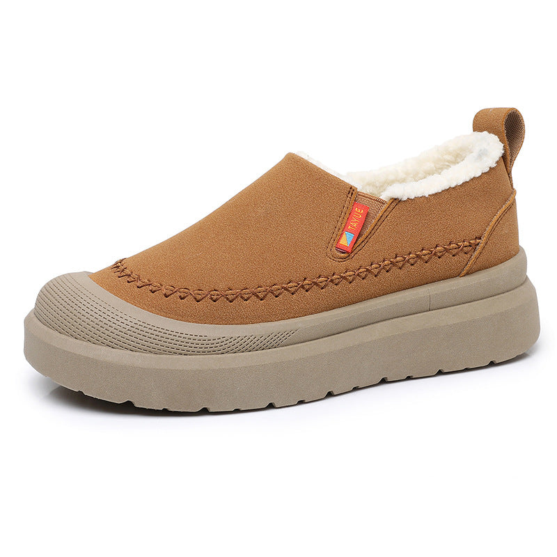 Soft-Soled Warm Low-Top Shoes