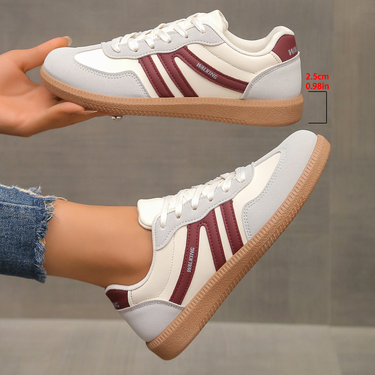 Women's Heritage Stripe Retro Sneakers