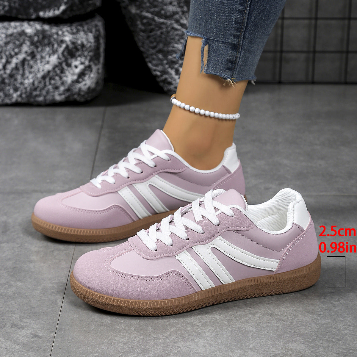 Women's Heritage Stripe Retro Sneakers