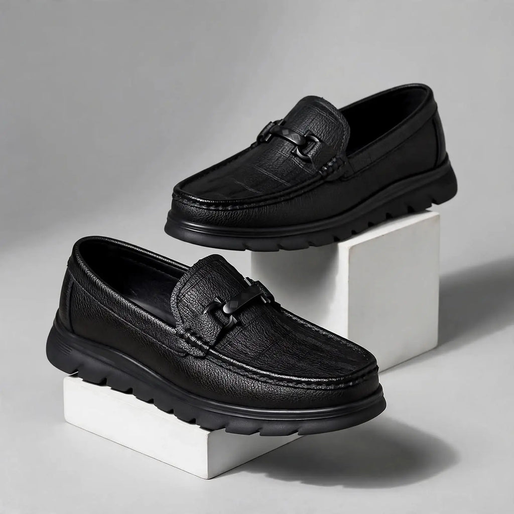 Men's Heritage-Lux Buckle Loafers - Leather