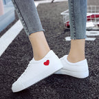 Women's Heart Charm Classic Sneakers