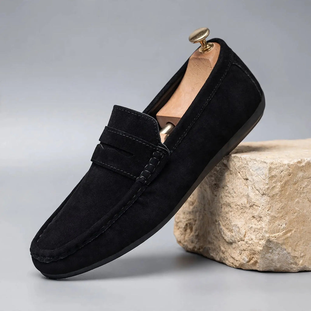 Men's Verona Classic Suede Penny Loafers