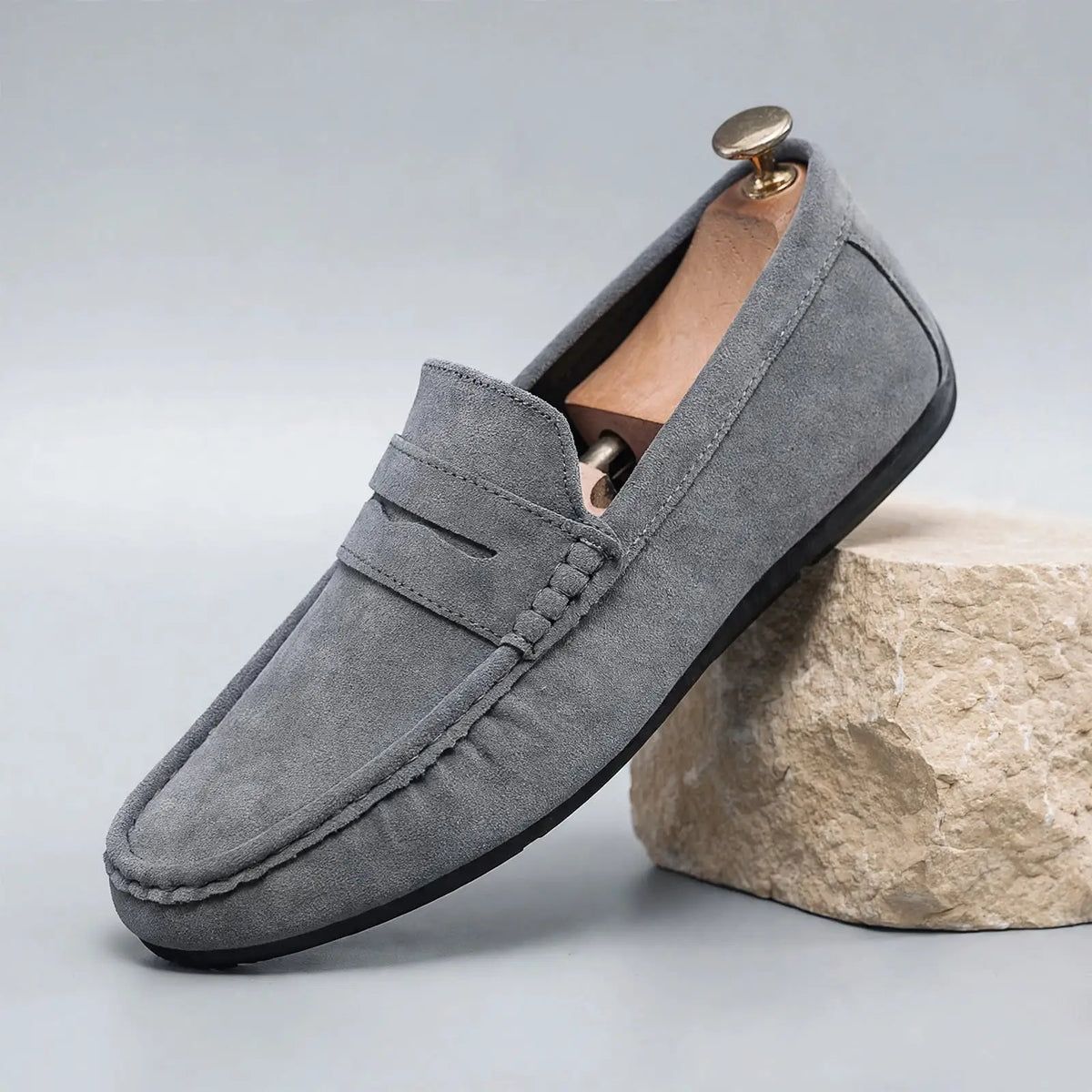 Men's Verona Classic Suede Penny Loafers