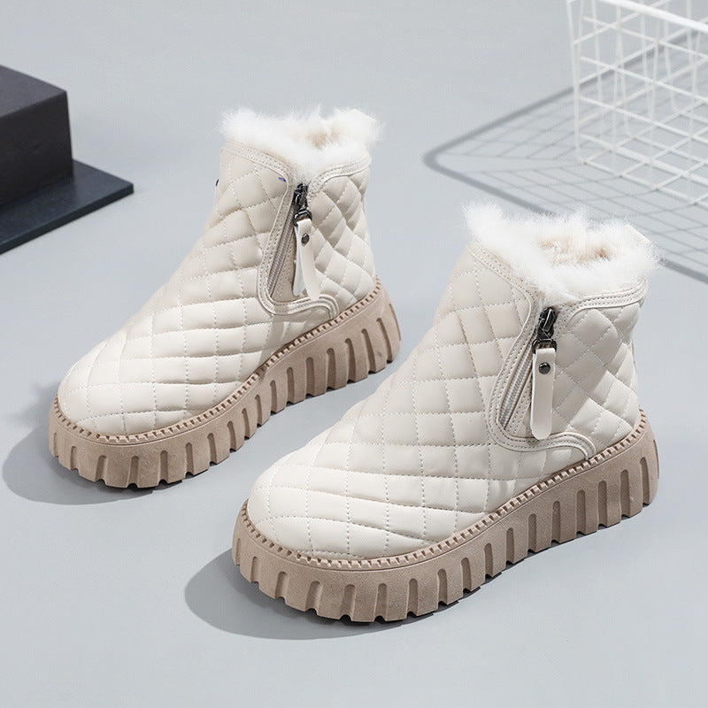 Women's LuxeQuilt Platform Boots