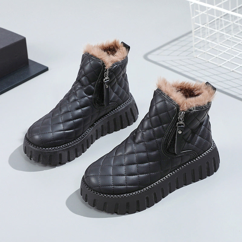 Women's LuxeQuilt Platform Boots