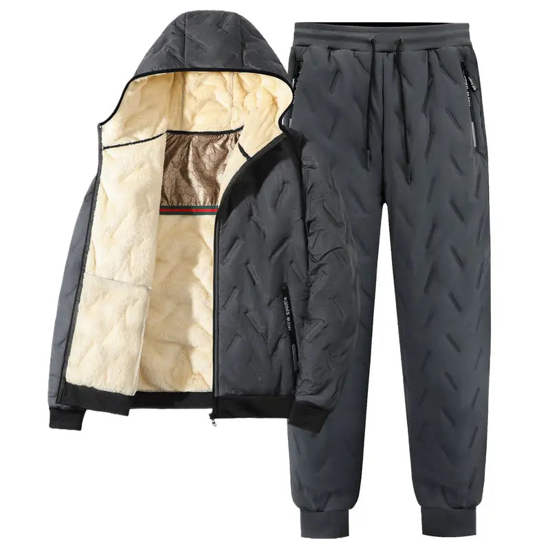 Arctic Flex Men's Fleece-Lined Winter Tracksuit